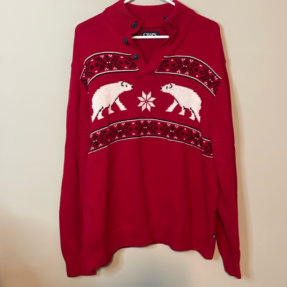 Chaps Sweater Size Large